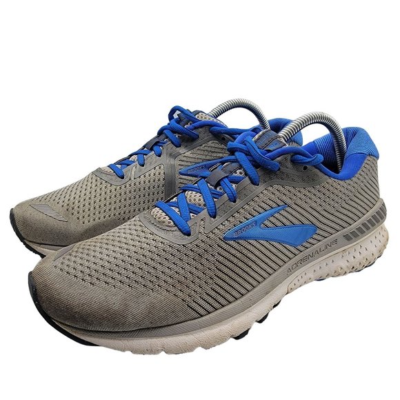 Brooks Adrenaline GTS 20 Mens 9.5 Gray Blue Running Shoes Sneakers 1103071D051 main image 8